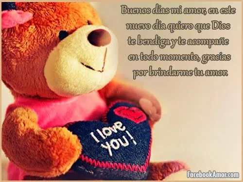 Imagenes, Pensamientos de Buenos Días Amor con Frases : Frases de ...