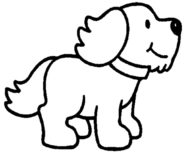 Dibujos perritos bebés para colorear - Imagui