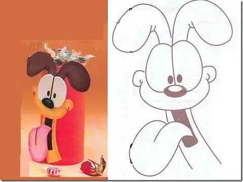 Dibujo de foami tipo perro - Imagui