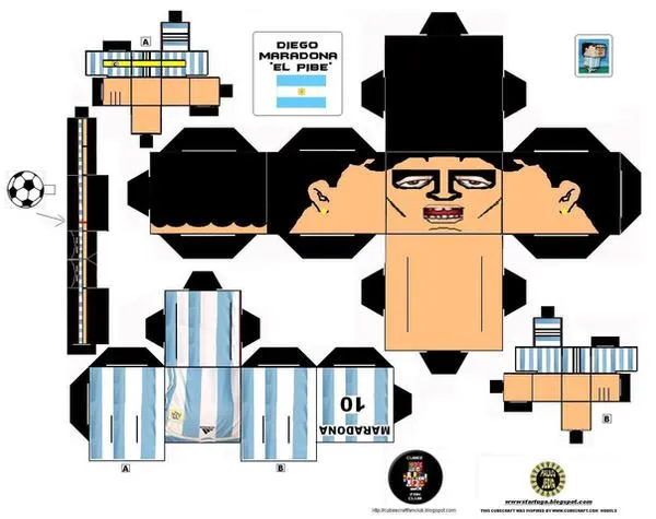 Imagenes de personajes para, recortar, y armar. [cubeecraft ...