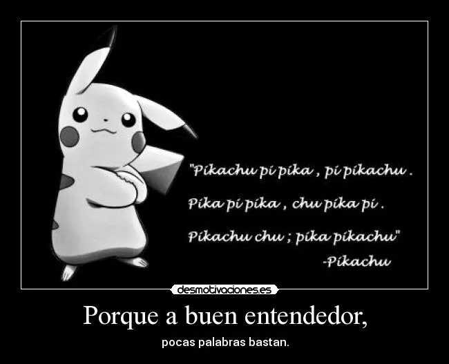 Frases de pikachu - Imagui