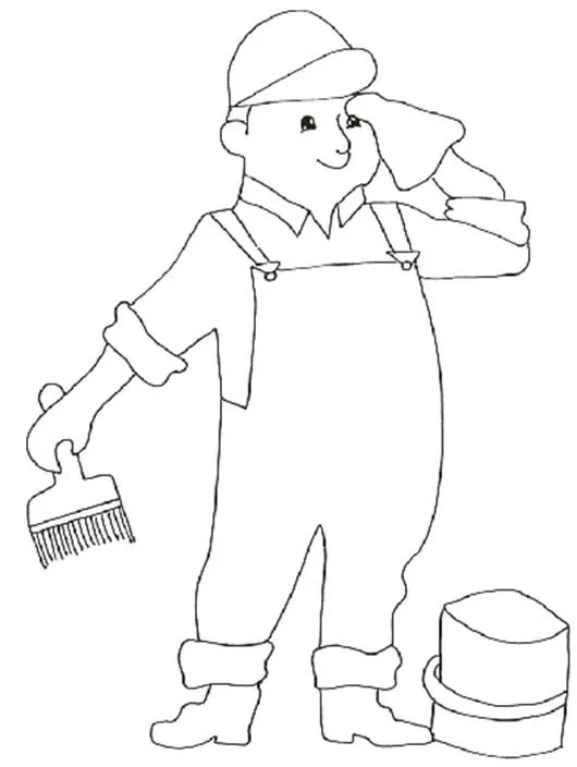 Imagenes de pintores para colorear - Imagui