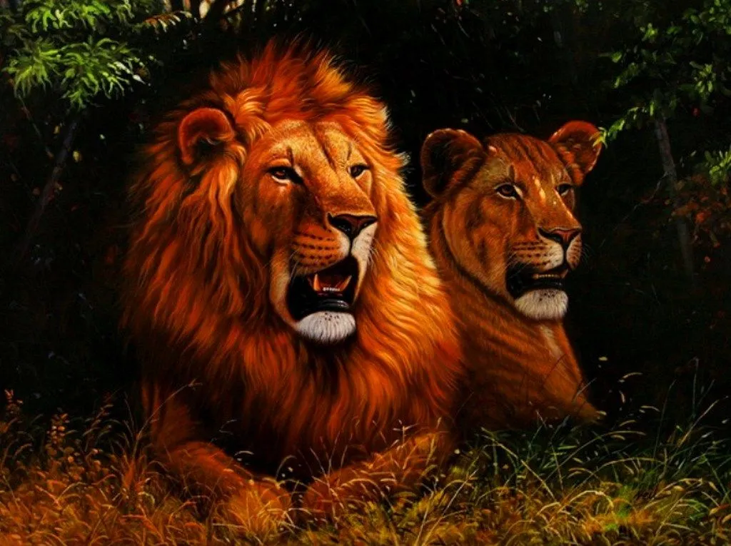 Imágenes de Pinturas: PINTURAS DE ANIMALES SALVAJES Imágenes de Pinturas: PINTURAS DE ANIMALES SALVAJES