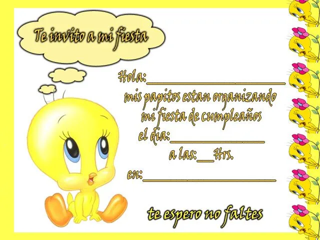 Imagenes de piolin con frases de amor - Imagui