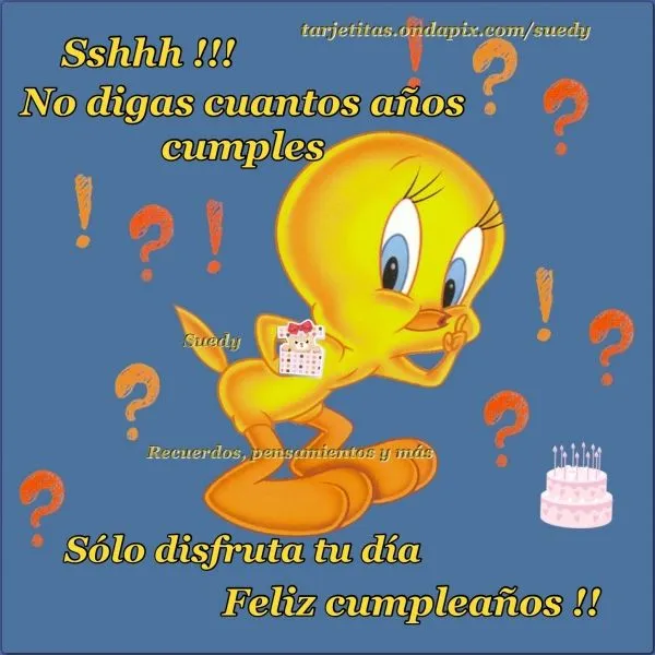Imágenes de Piolin con mensajes divertidos y frases tiernas para ... Imágenes de Piolin con mensajes divertidos y frases tiernas para ...