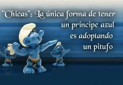 Imagenes de los pitufos con frases - Imagui