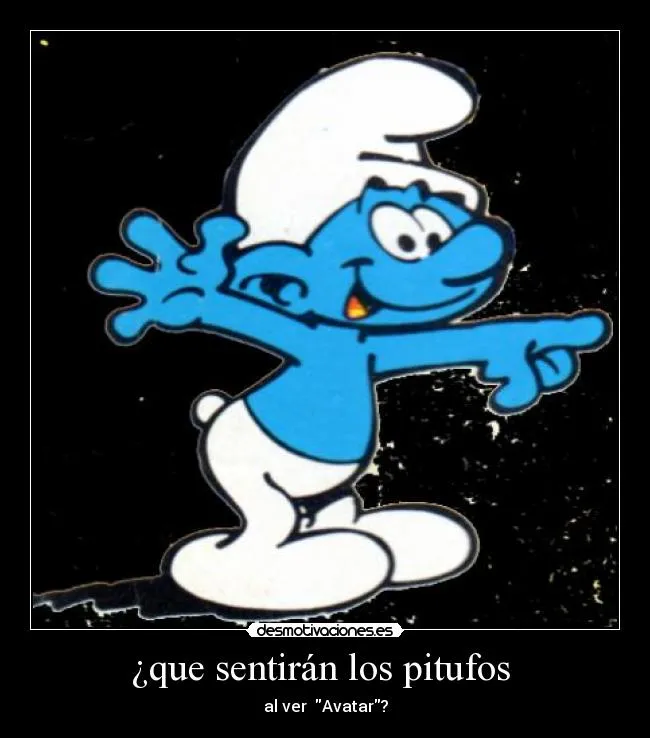 Imágenes d los pitufos con frases - Imagui