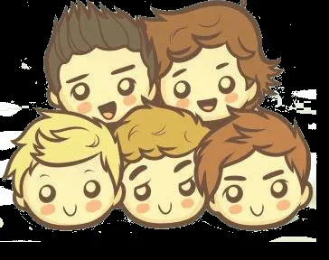 One direction dibujos animados - Imagui