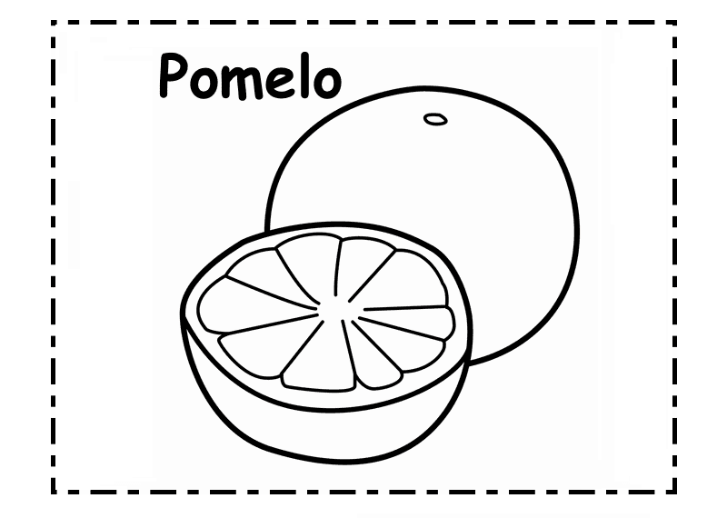 Dibujos de pomelos para colorear - Imagui