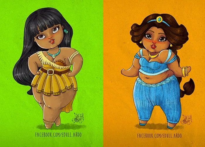 Imagenes princesas Disney gordas - Imagui