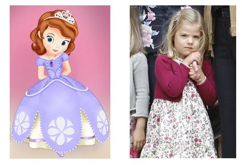 La infanta Sofía, ¿una princesa Disney?