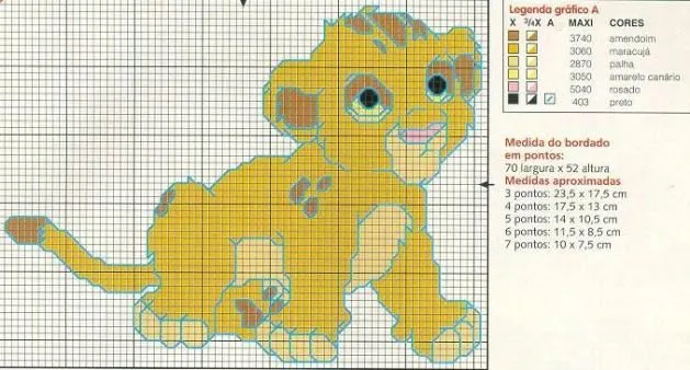 El Rey León | Punto de cruz - Colección de patrones punto de cruz ... El Rey León | Punto de cruz - Colección de patrones punto de cruz ...