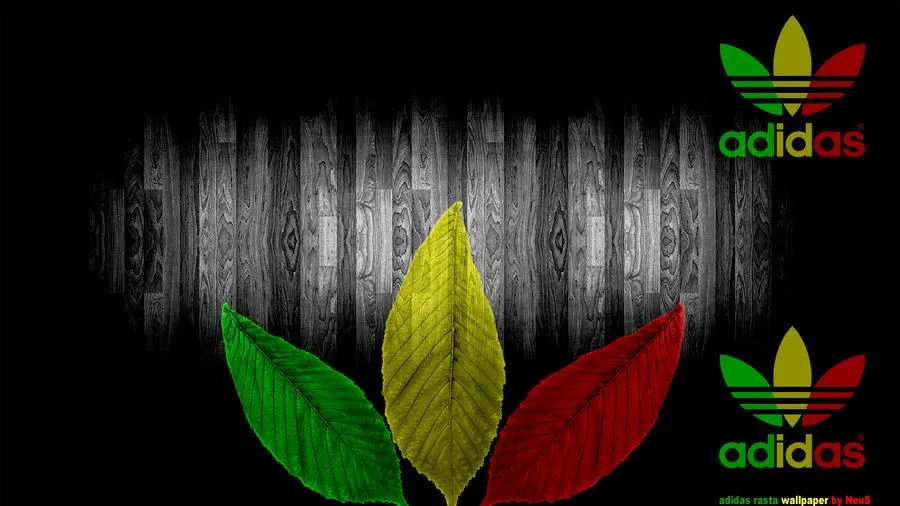 DeviantArt: More Like adidas rasta - WALLPAPER by NeuS2010