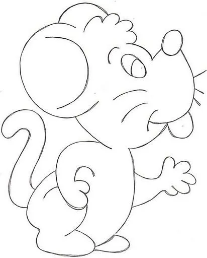 Dibujos para colorear: Dibujos para colorear - Ratón Dibujos para colorear: Dibujos para colorear - Ratón