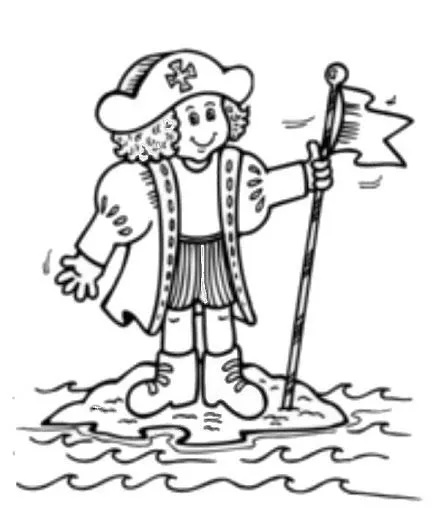 Imágenes del día de la raza para colorear - Imagui