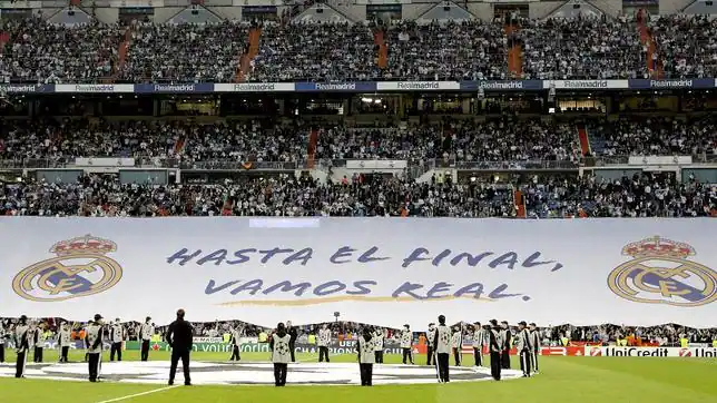 La afición del Real Madrid cree en la remontada ante el Dortmund ...