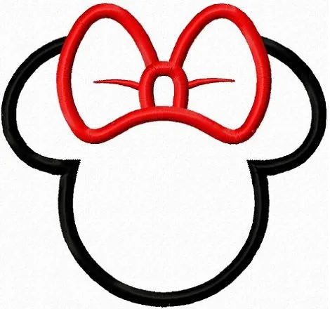Silueta de cara de Minnie para colorear - Imagui Silueta de cara de Minnie para colorear - Imagui