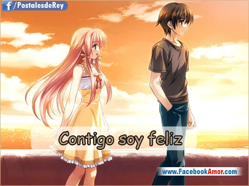 Imágenes románticas de anime para facebook - Imágenes Bonitas para ...