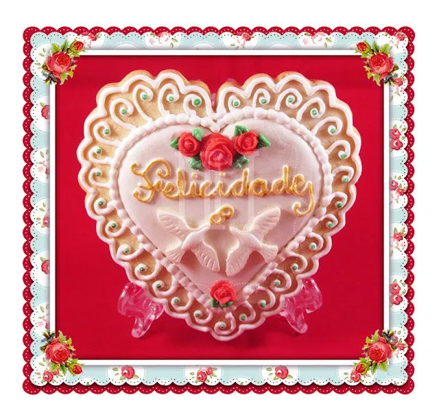 N.M. Galletas Artesanas: Galletas para boda {Rosas de glasa N.M. Galletas Artesanas: Galletas para boda {Rosas de glasa