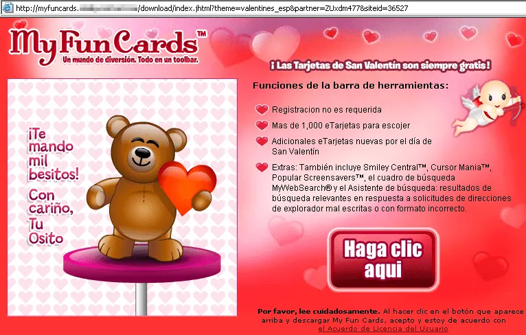 Postales de San Valentín