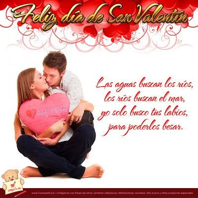 Imágenes de San Valentín: Frases de besar por el día de los ... Imágenes de San Valentín: Frases de besar por el día de los ...