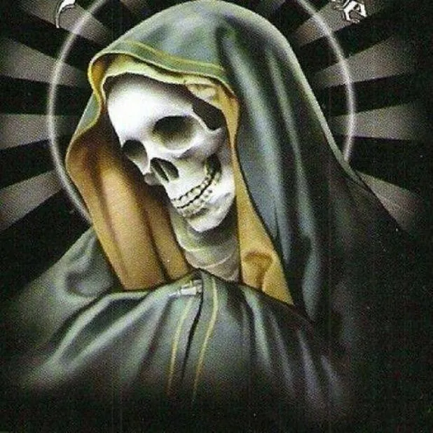 Imágenes de la Santa Muerte brillantes