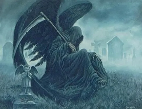 Santa muerte con alas - Imagui