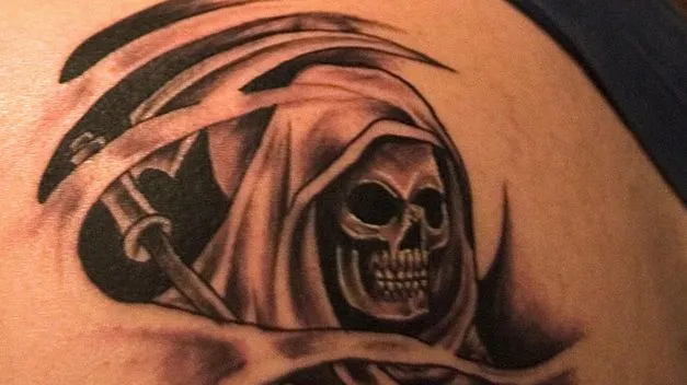 Imágenes de la Santa Muerte en tatuajes Imágenes de la Santa Muerte en tatuajes