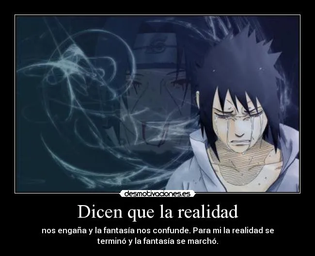 Imagenes de sasuke con frases tristes - Imagui