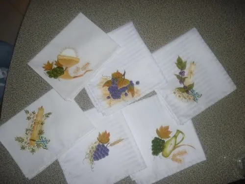 Servilletas pintadas para primera comunión - Imagui Servilletas pintadas para primera comunión - Imagui