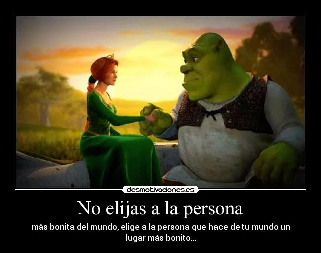 Imagenes de shrek y fiona con frases - Imagui