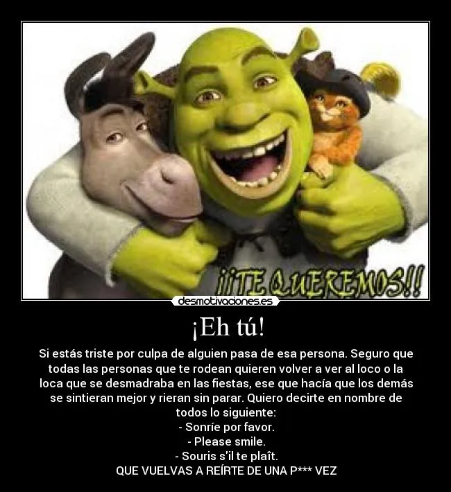 Imagenes con frases de shrek - Imagui