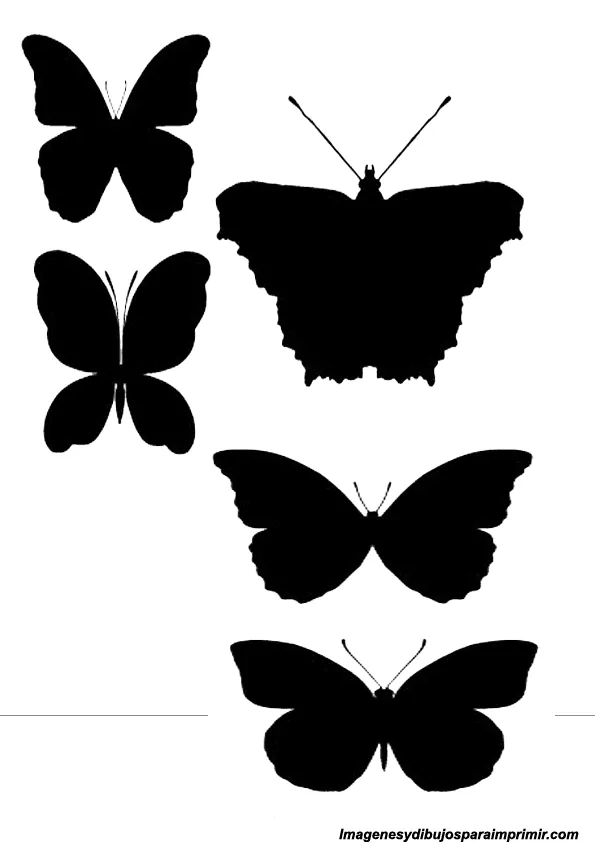 Imagenes De Siluetas De Mariposas Para Imprimir Imagenes De Siluetas De Mariposas Para Imprimir