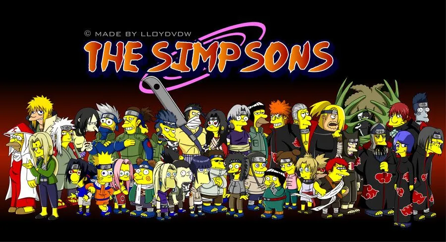 Imágenes de los Simpson Naruto - Imagui