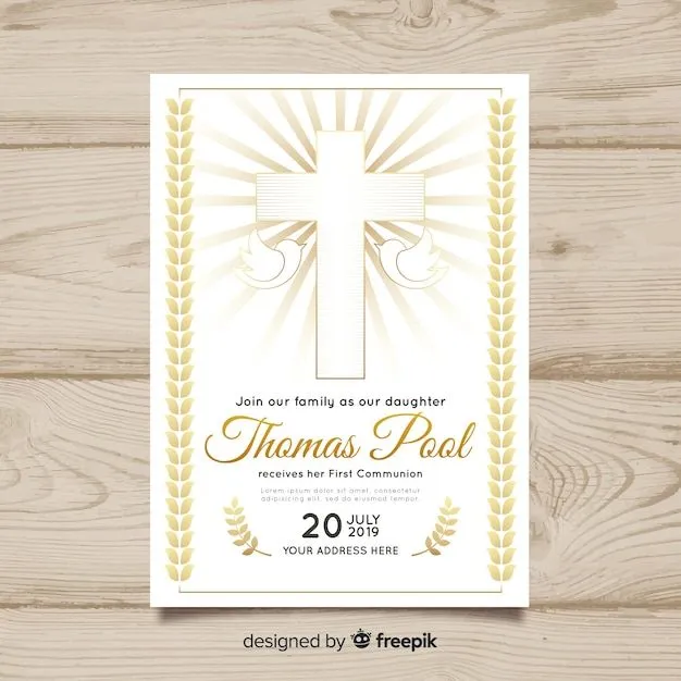 Imágenes de Tarjeta Confirmacion - Descarga gratuita en Freepik