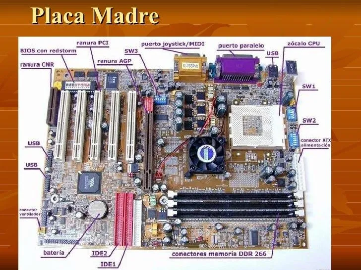 Imágenes de la tarjeta madre y sus nombres - Imagui