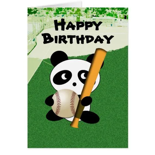 Tarjetas Cumpleaños Béisbol | Invitaciones Cumpleaños Béisbol ...