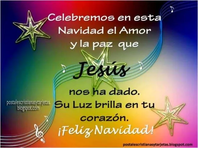 Imágenes, Tarjetas, Postales Feliz Navidad Cristiana con Mensajes ...