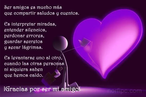 Imágenes, tarjetas y postales con frases de amistad para Facebook Imágenes, tarjetas y postales con frases de amistad para Facebook
