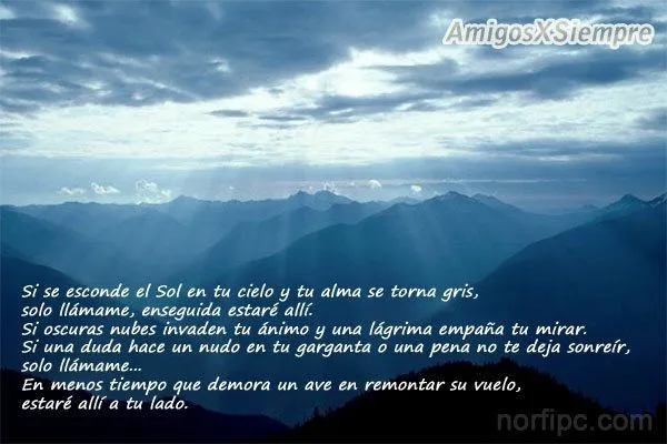 Imágenes, tarjetas y postales con frases de amistad para Facebook