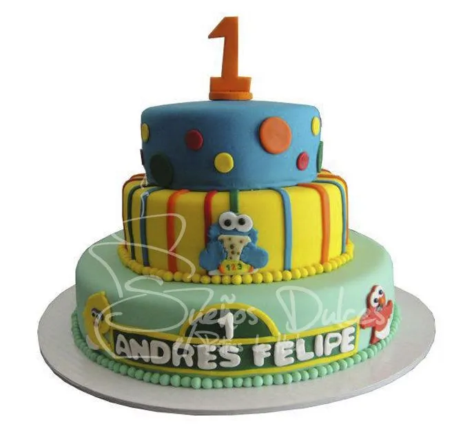 Imágenes de tartas de Plaza Sésamo - Imagui