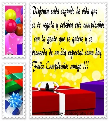 Imágenes con textos bonitos de cumpleaños para compartir en ... Imágenes con textos bonitos de cumpleaños para compartir en ...