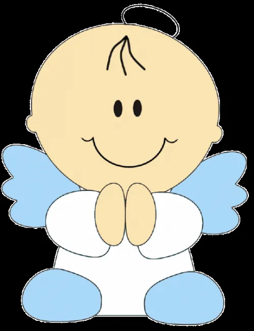 Imágenes tiernas de Angelitos para Bautismo