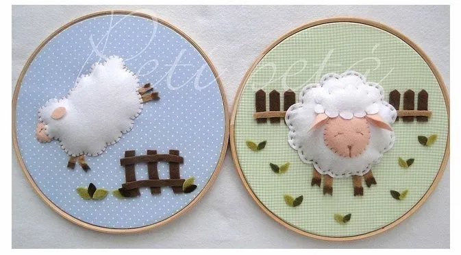 ovejitas en bastidor | borreguitos lindos, tiernos... | Pinterest ovejitas en bastidor | borreguitos lindos, tiernos... | Pinterest