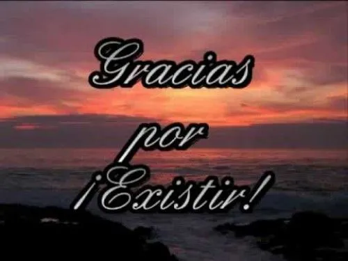 Imágenes tiernas: “Gracias por existir” | Imagenes para Facebook [