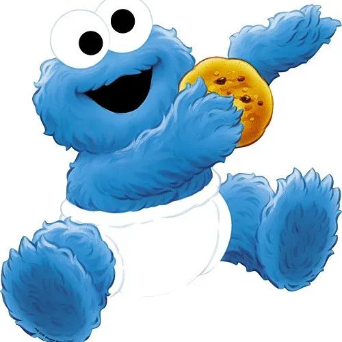 ayuda con cookie monster bebe