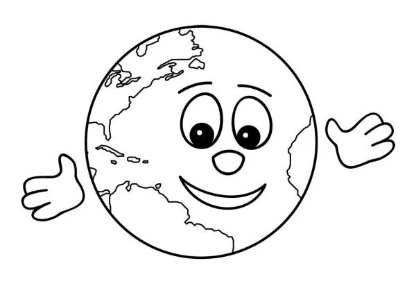 Imágenes del Día de la Tierra para pintar y colorear e imprimir el ... Imágenes del Día de la Tierra para pintar y colorear e imprimir el ...