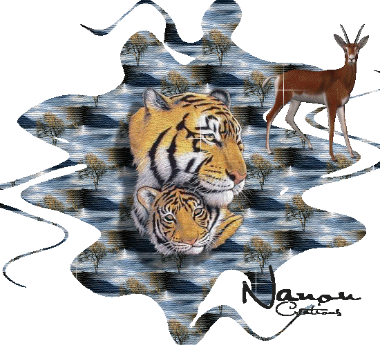 FELINS Tigres Lions GIFS ANIMES - Page 9