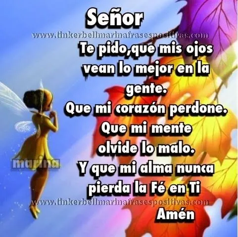 TINKERBELL FRASES POSITIVAS: SEÑOR TE PIDO.... | FRASES Y MAS ... TINKERBELL FRASES POSITIVAS: SEÑOR TE PIDO.... | FRASES Y MAS ...