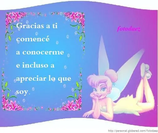 Imagenes de tinkerbel con frases - Imagui